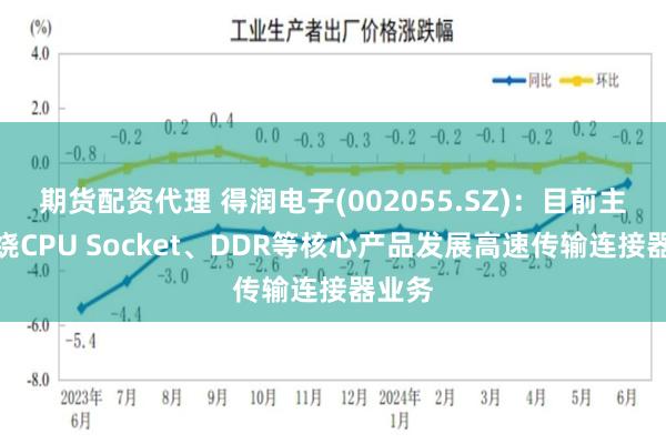 期货配资代理 得润电子(002055.SZ)：目前主要围绕CPU Socket、DDR等核心产品发展高速传输连接器业务