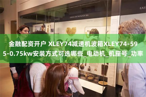 金融配资开户 XLEY74减速机波箱XLEY74-595-0.75kw安装方式可选哪些_电动机_机座号_功率